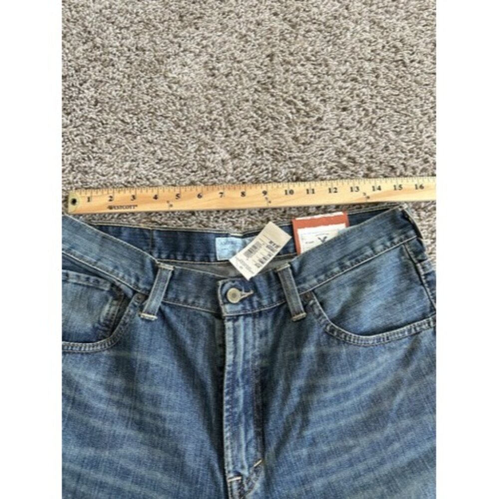 American Eagle Loose Fit Souple Straight Leg Men's Size 32x30 Y2K 2000s New - Picture 7 of 12